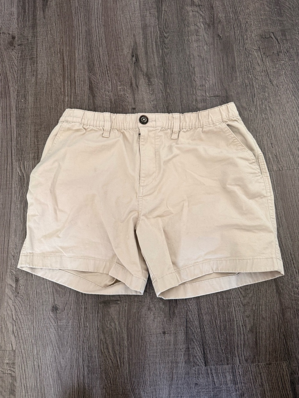 chubbies Khaki Flat-Front Cotton Shorts